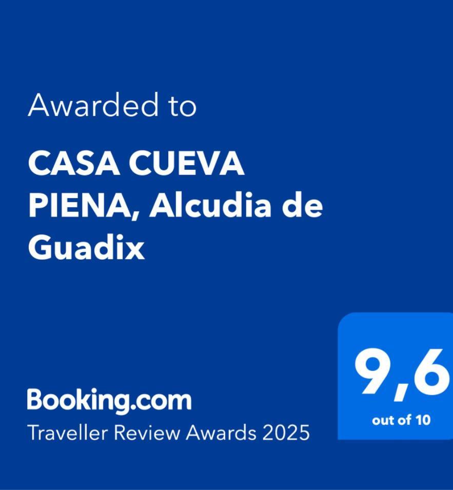 הוילה Casa Cueva Piena, Alcudia De Guadix מראה חיצוני תמונה